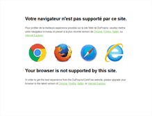 Tablet Screenshot of duproprio.com
